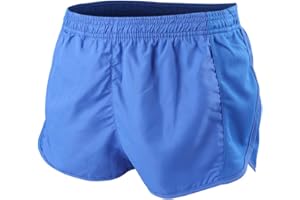 Muscle Alive Hombres Deportes Running 1" Élite División Corriendo Pantalones Cortos con Lado Malla Panel Rápido Seco Shorts