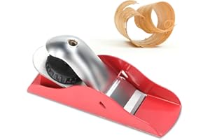SOWBUD Mini Woodworking Hand Planer, Smoothing Adjustable Compact Lightweight Wood Planer, Practical Hand Manual Block Planes Tool for Wood Craft Processing DIY Model Making Carpenter Worker Carving