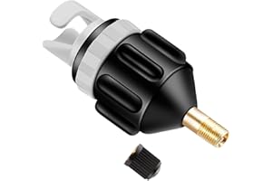 BIBITI Gonfleur Electrique Paddle Adaptateur,Kayak Gonflage Pompe De Embout Valve Accessoire,Sup Compresseur éLectrique Bateau Gonflable Air Accessoires,CanoëS d'air Pump Inflatable Adapter pour Matelas