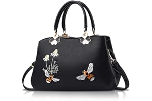 NICOLE & DORIS NICOLE&DORIS Women Top Handle Handbags Retro Crossbody Bag Ladies Fashion Shoulder Bag Purse Tote Embroidery