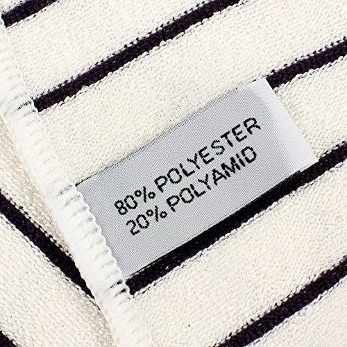 RESPEKT Mikrofaser – Tücher PLUS, 12tlg – Set in 6 Farben Das Original aus dem TV!!! weiß/gestreift - 6