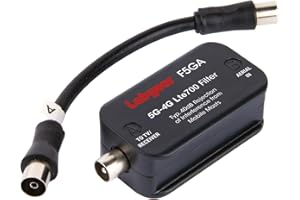Labgear 5G-4G Lte 700 Interference TV Signal Filter F5GA Typ. 40dB Rejection of Interference from Mobile Masts
