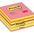Paper Board Post-it Notes Autocollantes, Recyclés, Pack De 16 Blocs, 100 Feuilles Par Bloc, 76 Mm X 76 Mm - Notes Autocollantes Fabriquées à Partir De Papier 100% Recyclé Post It Rose