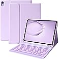 BQSS for iPad 10th Generation Keyboard Case 10.9“2022, Slim Smart Keyboard Case for iPad 10th Gen 2022,Detachable Wireless Keyboard,Pencil Holder (Purple)
