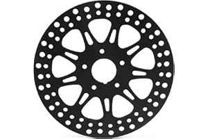 TARAZON Disque de frein avant pour Harley Davidson Sportster 883 1200 1100 1000 XLH/Dyna 1340 FXDB Glide Daytona Sturgis FXLR Low Rider Custom 11,5" Noir