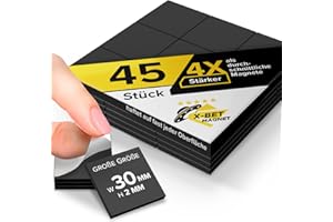 ‎X-BET MAGNET Selbstklebende Magnete (Groß 45)