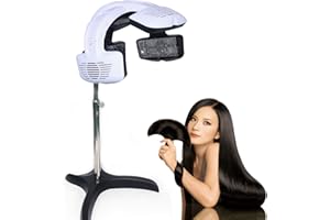 SHZICMY 1000W Profi Trockenhaube,Ständer-Haartrockner mit rollendem, Höhenverstellbar,Haartrockner Heizung Färben Dauerwelle Ölbehandlung Maschine Salon Styling