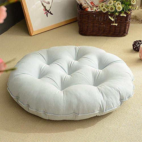 KSUNGB Thickening Yoga mats sit cushion Playing cushion Floor cushion Balcony Bay window cushion , blue , 58*58cm