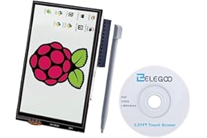 ‎ELEGOO ELEGOO Display 3.5" Zoll TFT LCD Touch Screen Monitor 480x320 für Raspberry Pi mit Allen Daten und Touch Pen (SPI Schnittstelle)