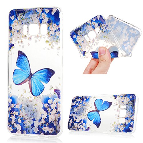 Lanveni Samsung Galaxy S8 H  lle  Handyh  lle Samsung S8 Case Etui Protective Case Cover TPU Silikon Schutzh  lle Bumper Handytasche TPU-Bumper Weiche