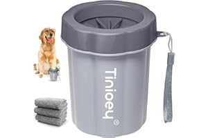 TINIOEY Dog Paw Cleaner for Medium Dogs, Dog Paw Washer Muddy Paw Cleaner, Pet Foot Cleaner