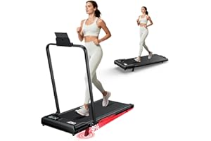 APEXPRIME SPORTS Laufband Klappbar mit 9% Steigung – Elektrisches Laufband Leise, 8 km/h, 2,5 PS Motor, Stoßdämpfung, LED Anzeige, Kompakt, Für Zuhause & Büro