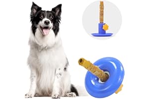Bsadne Bully Stick Holder for Dog Treat Holder, Hold on to Last bite - Securely Firm Help Prevent Choking, Safety Device Silicone Covering Floor Protection and Noise Reduction (Blue)