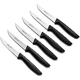 Arcos Set Knives Paring Stainless Steel Nitrum 4" | Universal Series. Ergonomic polyoxymethylene handle. For peeling fruits a