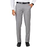 Mc Henry Men's Classic Solid Formal Comfort/Regular Fit Stretchable Wrinkle Free Trousers