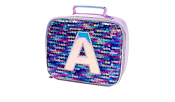 justice sequin lunch box