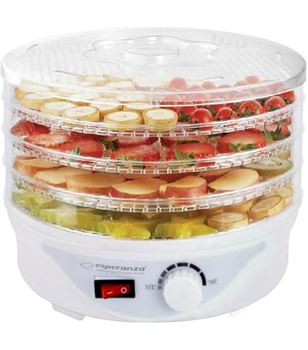 Essiccatore Per Frutta E Verdura Domoclip – 5 Vassoi, 250W, Temperatura Uniforme – Facile Da Usare E Pulire