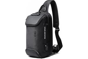 BANGE Sling Bag, Waterproof Men's Chest Bag Shoulder bags Crossbody Sling Backpack for Men……