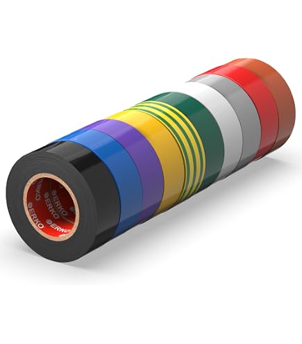 Baluue - Ruban Adhésif Pour Scelleuse Sacs - 18 Rouleaux 12mm - Rouge, Bleu, Vert - 3m Par Rouleau