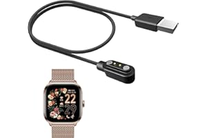 DKRCPFNT Compatible Pour Cable USB Compatible Pour Smartwatch Ice-Watch ICE smart 2.0 Montre connectée carrée 1,70 pouces (1 Pack)