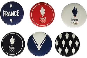 PARIS 2024 6 x magnets France Olympique - JO Collection officielle Jeux Olympiques et Paralympiques