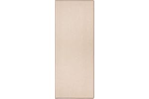 ‎BT CARPET Hanse Home BT Carpet Bouclé Läufer – Küchenläufer rutschfest Teppichläufer Flachgewebe Kurzflor Teppich Küchenteppich für Flur, Küche, Wohnzimmer, Badezimmer, Bad – Beige, 67x200cm