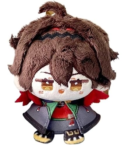 Genshin Peluche, 12CM Peluche Anime Simpatico Portachiavi Con Bambola
