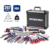 WORKPRO WP209100 297 Par&ccedil;a CR-V Profesyonel El Aleti Tamir Seti Tamir Bakım &Ccedil;antası