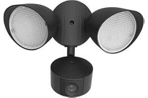 LUTEC Draco LED Wall Light with Camera, Black, Y_1683717