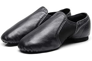 GSNOW Jazzschuhe Damen Tanzschuhe Leder Jazz Dance Schuhe Geteilte Sohle Kinder Herren