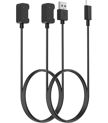 Vhbw Cavo Di Ricarica Per Huami Amazfit Bip S | Lunghezza 100 Cm | Nero | Ricambio USB Per Smartwatch