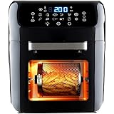 Tagars Forno Friggitrice Ad Aria Calda Da 12 Litri Con Display Digitale, Sistema A Riscaldamento Rapido, 12 Programmi Di Cott
