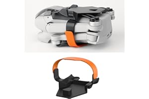 KISMAPLE Mini 3 Pro Stabilizzatore Elica Supporto, per DJI Mini 3 Pro eliche di Supporto Trasporto Protezione Prop Anti-Graffio Dell'elica Proteggere Accessori (Arancio Nero)