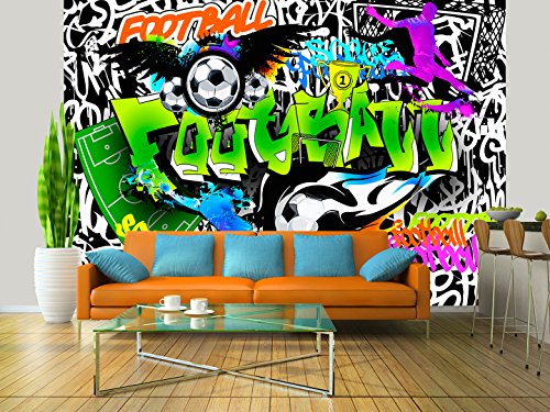 FOTOTAPETE 250×175 cm – VLIES TAPETE PREMIUM – PROFI QUALITÄT – 3 Farben zur Auswahl – Top moderne Wanddeko – Wandbilder XXL – Riesen Wandbild – Top Design Tapete – Neue exklusive Edition mit noch besser Druckauflösung – Deutsches Premium Vlies – Graffiti i-A-0111-a-b - 2