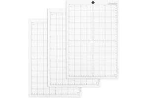 NAAPESI Schneidematte für Silhouette Portrait, 3 Stück Ersatz Standardgriff Matte Set, 8 x 12 Zoll StandardGrip Schneidematte Rutschfester Selbstklebende Cutting Mat, Klebrig Matte für Silhouette