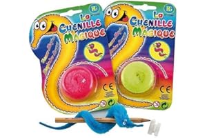 KMSTARS 1 x WIZZZ Chenille Magique Magic Fil Invisible pour Enfants Couleur et Envoyer giratoire Le modèle par Rapport à l'arrivage (Vert)