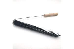 Jiakalamo Trockner-Lüftungsreiniger, Reinigungsbürste für Wäschetrockner, flexibel, lange Kühlschranktürbürste, Fusselentferner (Größe: 72 cm)