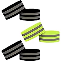 6 Clip Per Pantaloni Da Bicicletta Riflettenti - Ferma Pantaloni Sicuri Per Ciclismo Notturno E Escursionismo - Foto 10