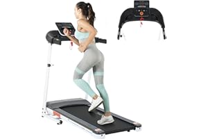NOVONOVA Cinta de Correr Plegable, Pantalla LCD Multifunción, Cinta De Andar con 15 Programas de Entrenamiento, Caminadora Electrica para Casa/Oficina, Cinta Correr Profesional para Aeróbica