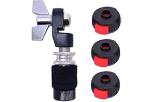 Jiayouy Cymbal Quick Release Nut & Hi Hat Clutch for Cymbal Jazz Drum Parts Accessories 4 Packs (Black)