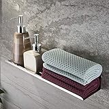 Modernes und klassisches Design: Hat genug Platz, um Ihre Badutensilien als Badregal zu organisieren und kann die Küchenwürzflaschen als Küchenwandregal aufnehmen.