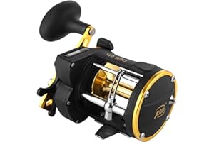 XiaoXIN Mulinello da pesca a traina in metallo pieno Mulinello da pesca a destra per barca a tamburo