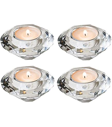 Set De 3 Photophores Ronds En Verre Multicouleur 10x10x13 Cm