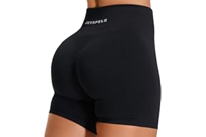 JOYSPELS Scrunch Bums Gym Shorts for Women - Seamless Gym Cycling Yoga Ladies Soft Smooth Running Shorts Booty Bums Lifting Short for Women