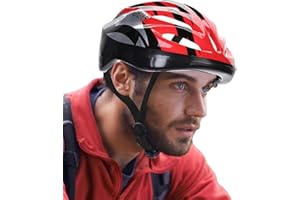SIUWDDEE Casco Da Bicicletta, Casco Da Ciclismo - Da Bici Sportiva Per Principianti Caschi Da Bicicletta/Skateboard Leggeri Protezione Di Sicurezza Per Uomo Donne Adulti