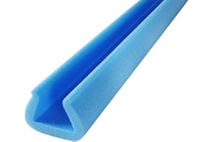 TRIO PLUS 10x Foam Hand Rail, Door Frame & Spindle Protection - 2 mt 80mm x 100mm | Heavy Duty Lightweight Foam Flexible Protection | TRIOPLUS