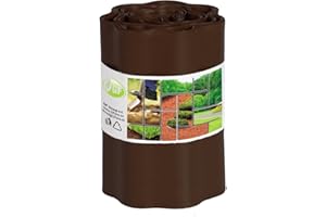 G.F. Rasenkante 9m x 25 cm braun Beeteinfassung Beetumrandung Rasenbegrenzung Raseneinfassung Mähkante