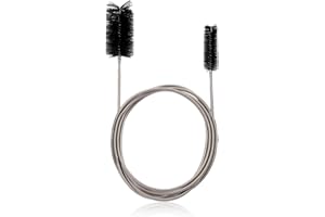 GYXCELC Abflussbürste Spülbecken Reinigungshaken Rohrreinigungsspirale Schlauchbürste Rohrbürste Rohrreinigungsbürste Abflussreiniger Spirale Bürste Flexible Abfluss Bürste für Rohre Schmales Abflussloch -2m