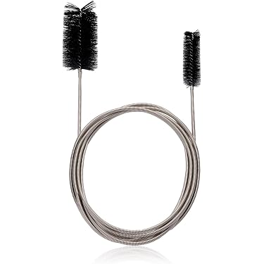 Dayton 6X887 Spazzola Curva Per Pulizia Tubi, Attacco 1-1/2 Per Aspirapolvere, Nuovo