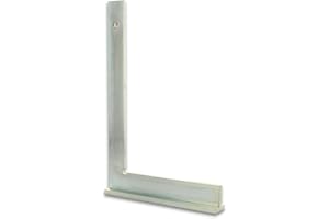 hedue® Squadra a Cappello - squadra metallo 90 gradi, squadretta metallo per falegname e carpentiere 600 x 330 mm